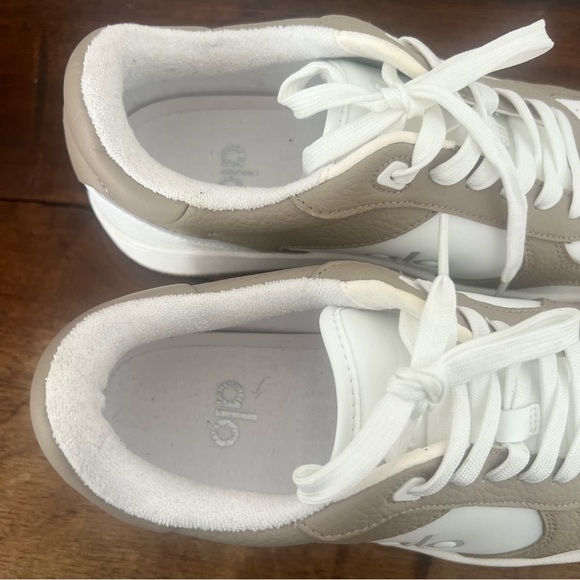 ALO Recovery Mode White and Tan Sneakers-size women's 8/men's 6.5 - Picture 9 of 12